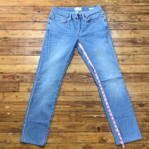 FRAME Denim men jeans L’homme skinny lightweight denim soft blue size 29 - Picture 7 of 9